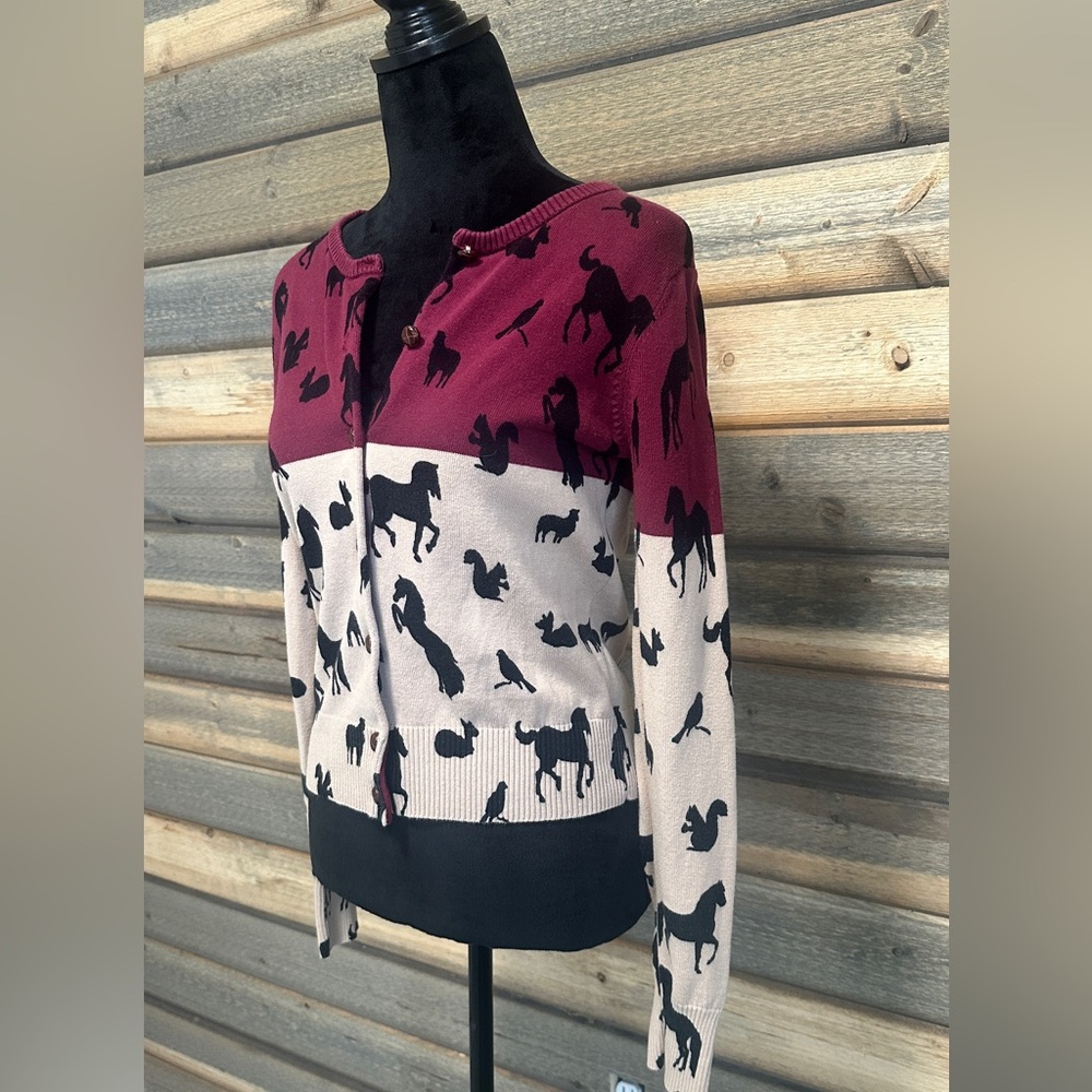 Knitted dove sweater